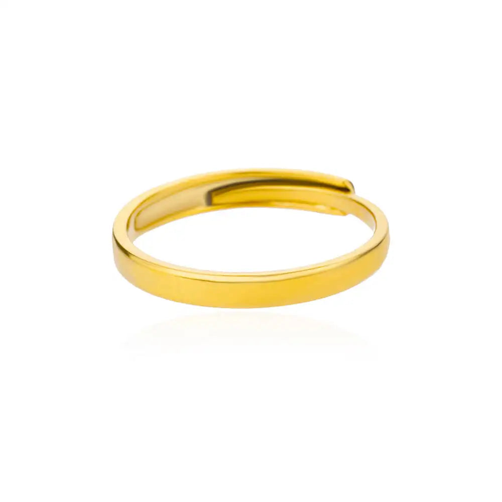 Stainless Steel Ring for Women Men Jewelry Accessories Vintage Couple Ring Simple Adjustable Open Love Ring Waterproof Jewelry