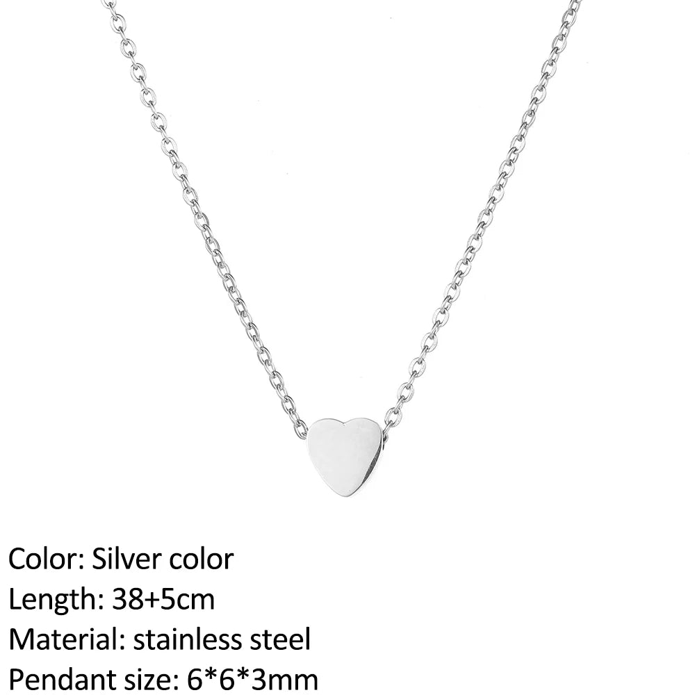 SUNIBI Fashion Stainless Steel Necklace for Woman Personality Infinity Cross Pendant Gold Color Necklaces on Neck Women Jewelry